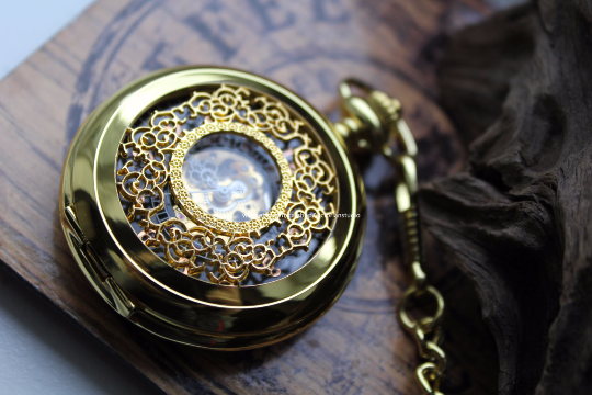 Personalized gold sales pocket watch