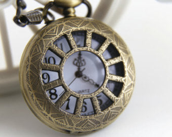 Pocket watch deals chain charms